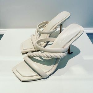 Brand new JIMMY CHOO Diosa Leather Heeled Sandals